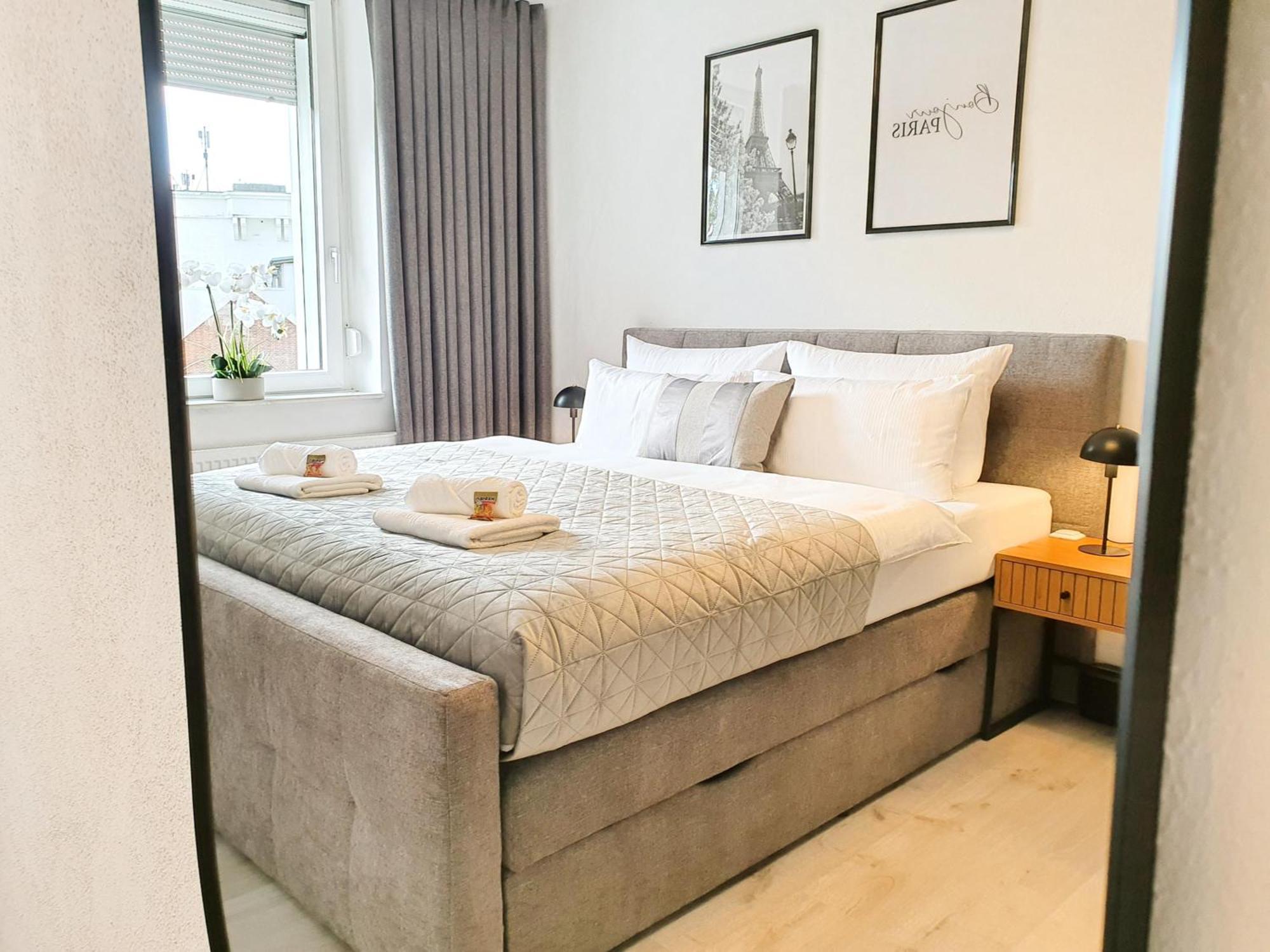 Livation - Apartments Hamm-Mitte - 2 Zi - Nespresso - Smarttv - Freewifi - Ausgestattete Kueche - 24H Check-In - Bis 4 Pers Pro Apartment Hamm  Exterior foto