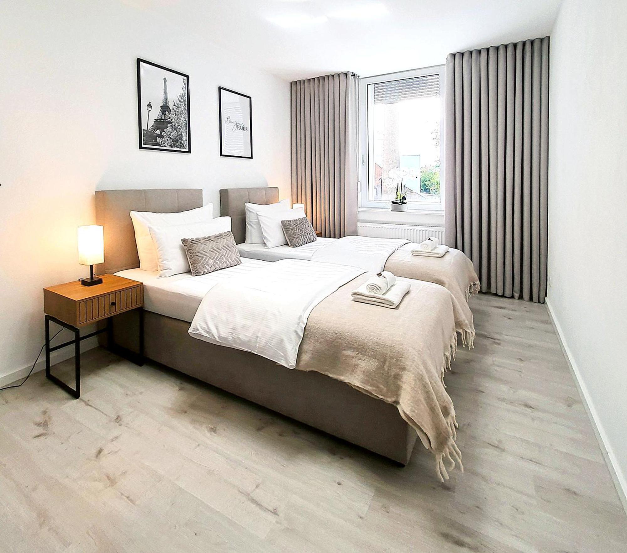 Livation - Apartments Hamm-Mitte - 2 Zi - Nespresso - Smarttv - Freewifi - Ausgestattete Kueche - 24H Check-In - Bis 4 Pers Pro Apartment Hamm  Exterior foto
